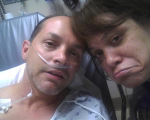 In hospital with one of my major surgeries!